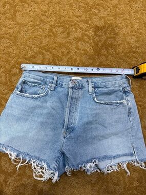 Citizens of Humanity button fly frayed denim shorts - Size 31